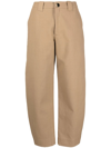 Ganni Beige Suit Trousers In Braun
