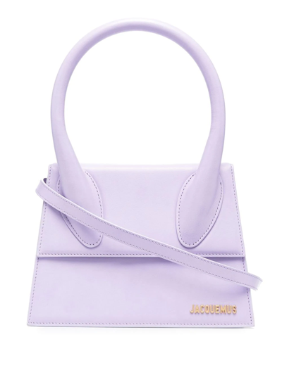 Jacquemus Large Le Chiquito Top-handle Bag In White