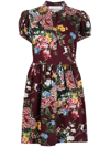 SEE BY CHLOÉ FLORAL-PRINT COTTON DRESS