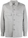 ERMENEGILDO ZEGNA LONG-SLEEVE CASHMERE SHIRT