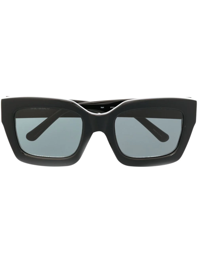 Attico Wayfarer-frame Sunglasses In Black