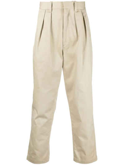 Isabel Marant Straight Leg Darted Trousers In Nude