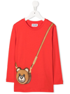 MOSCHINO TEDDY-MOTIF LONG-SLEEVE TOP