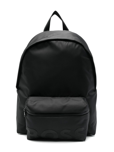 Bosswear Kids' Logo-print Backpack In Black