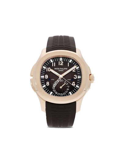 Pre-owned Patek Philippe 2021  Aquanaut Travel Time 40mm In Brown