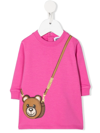 MOSCHINO TEDDY BEAR-PRINT SWEATER DRESS