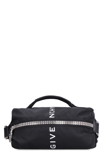 Givenchy G-zip Nylon Belt Bag In Black