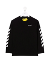 OFF-WHITE OFF RUBBER ARROW TEE L/S