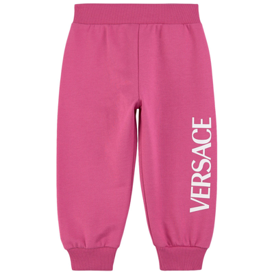 Versace Branded Sweatpants Pink