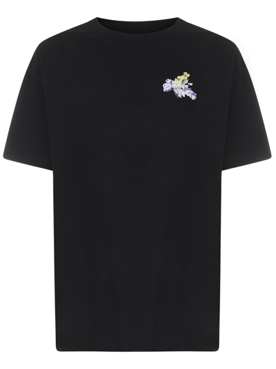 Off-white Woman T-shirt Black Size Xs Cotton