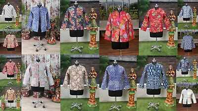 Pre-owned Handmade 10pc Wholesale Lot Women Jacket Reversible Cotton Assorted Coat  Blazer