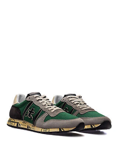 Pre-owned Premiata Men's Shoes Trainers  Eric 5922 Green