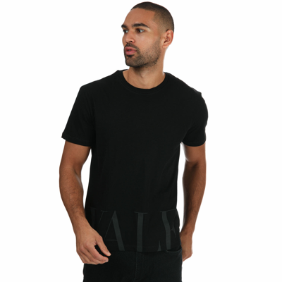 Pre-owned Valentino Print Logo T-shirt - Men's - All Sizes - Xs,,m,l,xl - Black - Sale