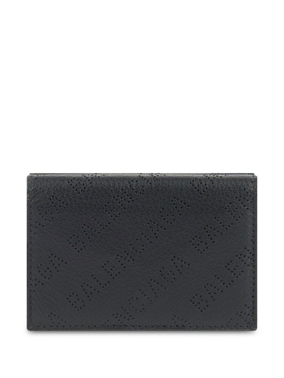 Balenciaga Cash Mini Wallet In Black