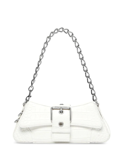 Balenciaga Lindsay Small Shoulder Bag In White