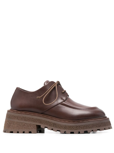 Marsèll Carro Chunky Derby Shoes In Brown