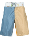 Nick Fouquet 311  X Birdwell Board Shorts In Multicolour