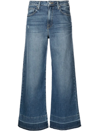 Jonathan Simkhai Standard Jude High-rise Wide-leg Jeans In Blue