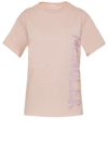 Moncler Pink T-shirt With Logo In Pink