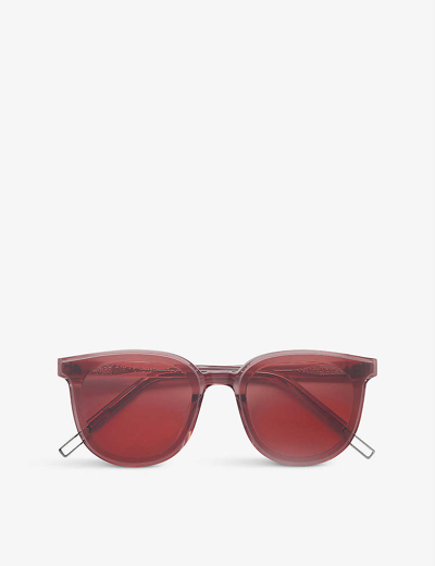 Gentle Monster Mamars-wc1 Square-frame Acetate Sunglasses In Blush