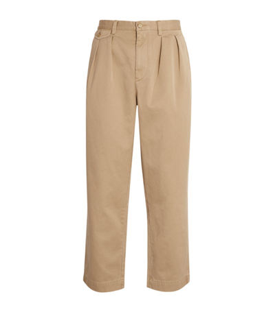 Polo Ralph Lauren Twill Wide-leg Whitman Chinos In Fawn