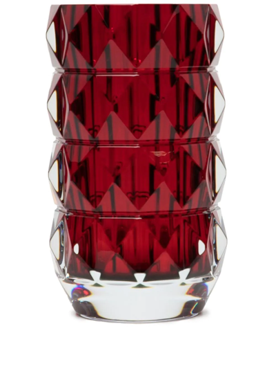 Baccarat Louxor Round Vase (23cm) In Red
