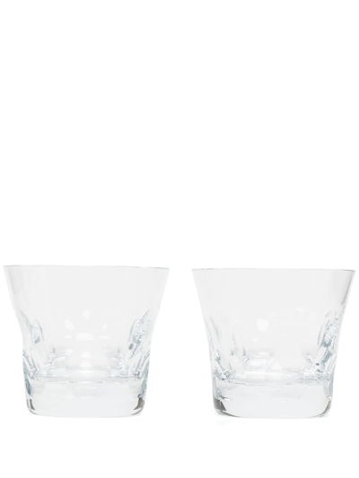 Baccarat Beluga -crystal Tumblers (set Of 2) In Transparent