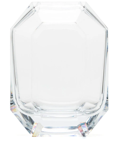 Baccarat Octogone -crystal Vase (25cm) In White