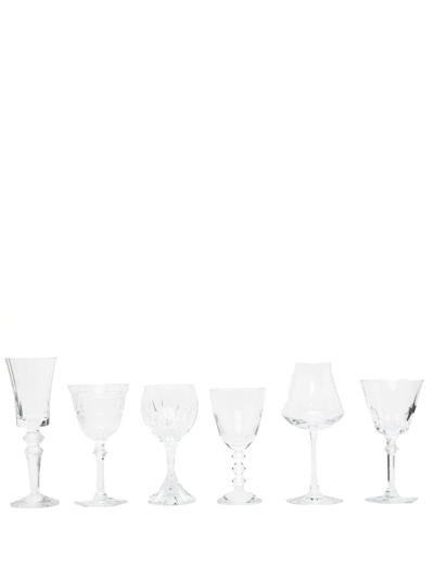 Baccarat Therapy Wine Glasses (set Of 6) In White