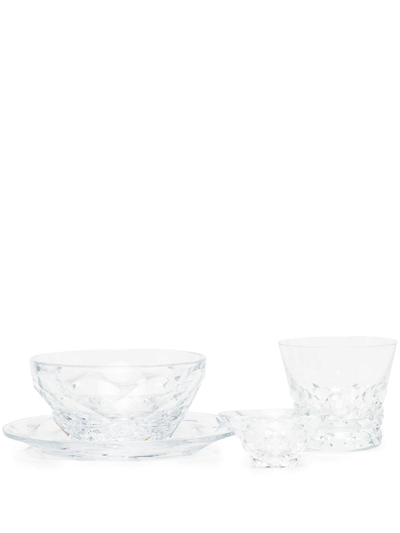 Baccarat Swing Continental -crystal Set In White