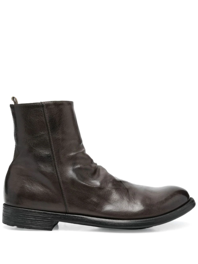 Officine Creative Chelsea Ankle Boots In Black