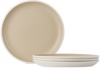 JARS CÉRAMISTES WHITE & TAN STUDIO PLATE SET