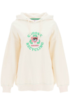 Chiara Ferragni Eye-motif Hoodie In Eggnog (beige)