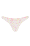 Magda Butrym Floral-print Bikini Bottoms In Light Pink (white)