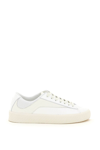By Far Rodina Textured-leather And Mesh Sneakers In All White (white)