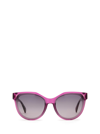 Police Splc22e Transparent Pink Sunglasses