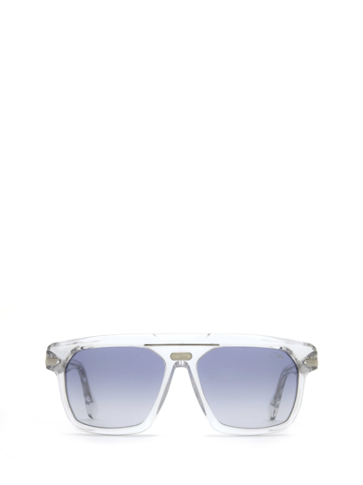 Cazal 8040 Crystal - Silver Sunglasses In White