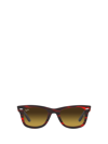 RAY BAN RB2140 STRIPED RED SUNGLASSES
