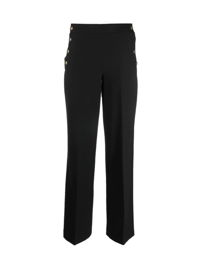 Twinset Wide Leg Trousers In Black