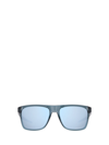 Oakley Leffingwell Oo9100-05 Wayfarer Polarized Sunglasses In Crystal Black