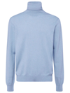 Maison Margiela Man Turtleneck Pastel Blue Size Xl Cashmere In Azzurro