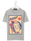 DSQUARED2 GRAPHIC-PRINT COTTON T-SHIRT