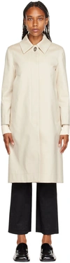 PROENZA SCHOULER BEIGE SINGLE-BREASTED COAT