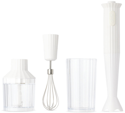 Alessi Plissé Hand Blender Set In N/a