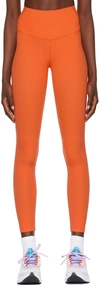 Splits59 Aerial 7/8 High-rise Stretch-jersey Leggings In Orange