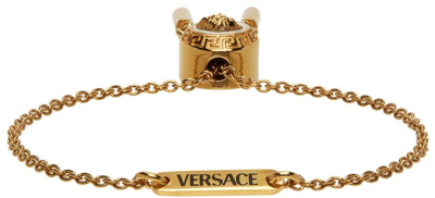 Versace Bronze Medusa Bracelet In 4j040  Gold-w