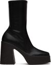 STELLA MCCARTNEY BLACK CHUNKY BOOTS