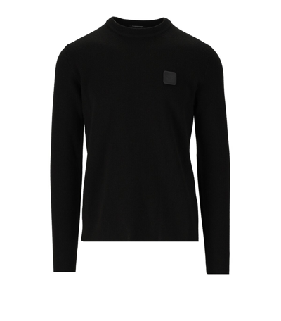 C.p. Company Cp Company X Clarks  The Metropolis Series Black Crewneck Jumper