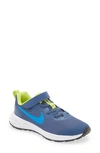Nike Kids' Revolution Sneaker In Mystic Navy/ Blue/ Green