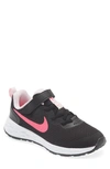 Nike Kids' Revolution 6 Sneaker In Black/hyper Pink/pink Foam